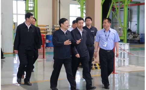 省人大常委會黨組副書記王良一行來寶豐公司調研